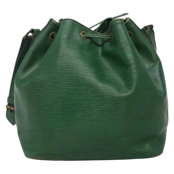 LOUIS VUITTON Epi Petit Noe Shoulder Bag Green M44104 LV Auth 127973 - Picture 3 of 16